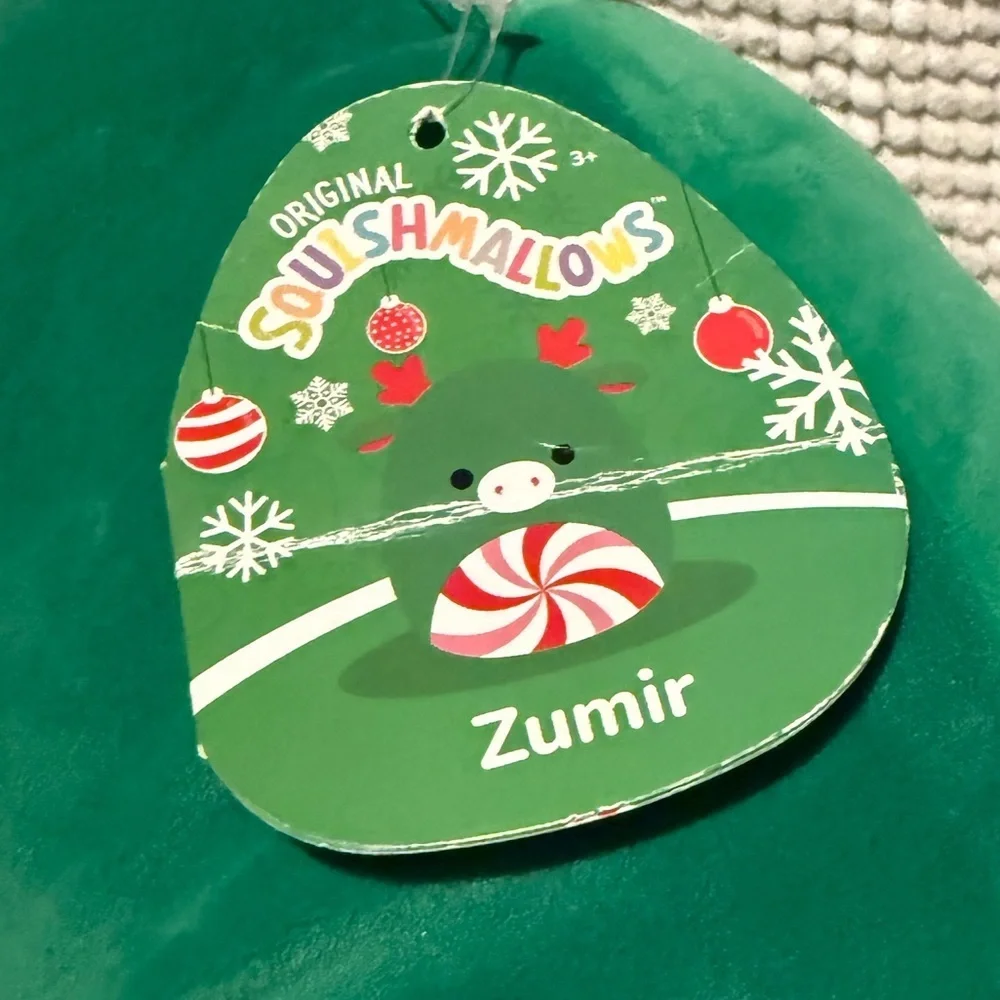 Squishmallows Green Plush Toy Zumir